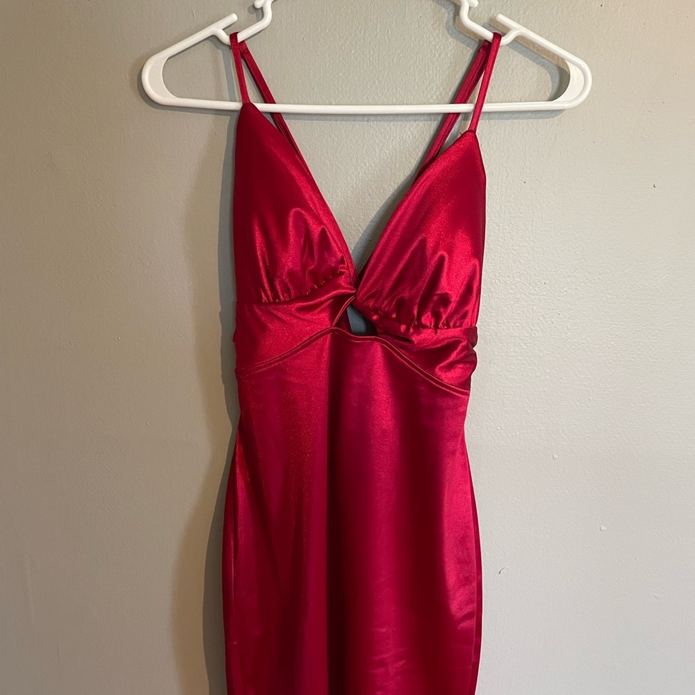 Red dress